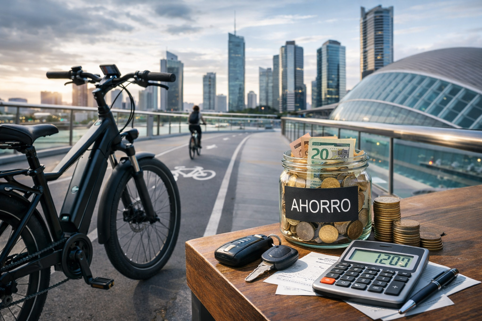 ¿Cuánto dinero puedes ahorrar usando una bicicleta eléctrica?