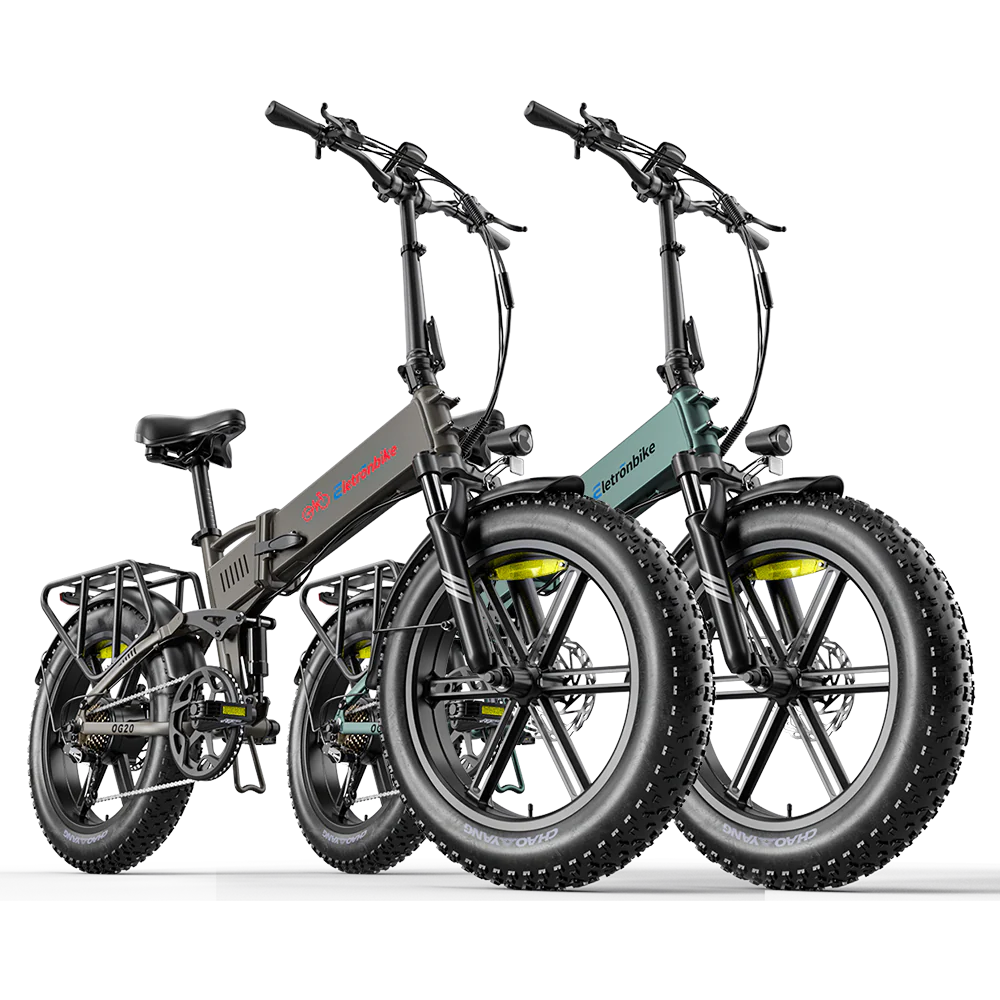 Bicicleta eléctrica plegable doble suspensión OG20